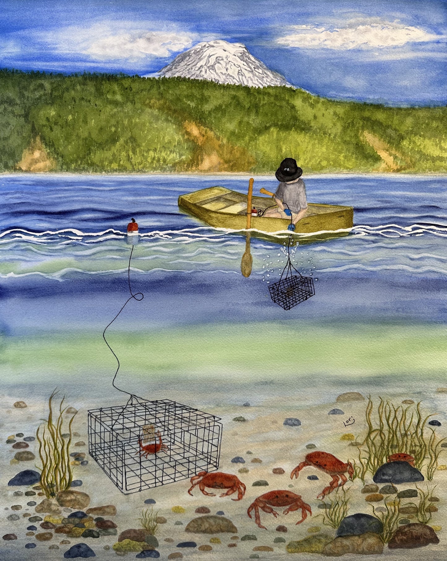 Puget Sound Washington Crabbing Colvos Pass